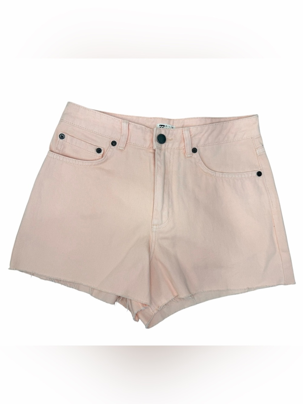 Billabong Coral Denim Shorts Womens Raw Hem High Rise NWOT 28 29